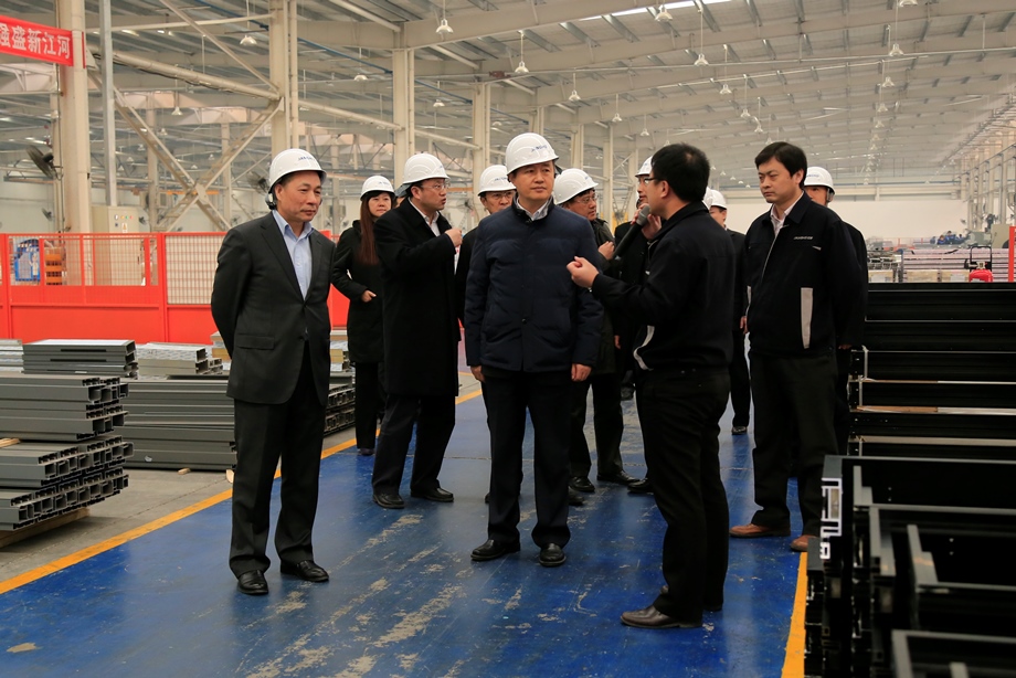 北京市委常委、宣傳部長(zhǎng)李偉一行蒞臨江河創(chuàng)建專題調(diào)研